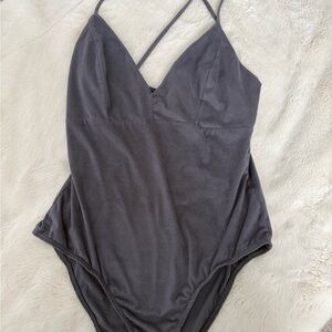 Dark Gray/Purpleish Bodysuit
